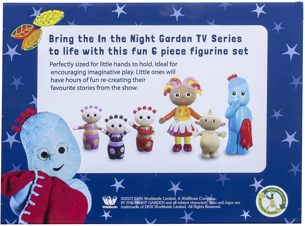 Kids in The Night Garden Figure Gift Box with Carry Handle Containing 6 Characters - Yachew