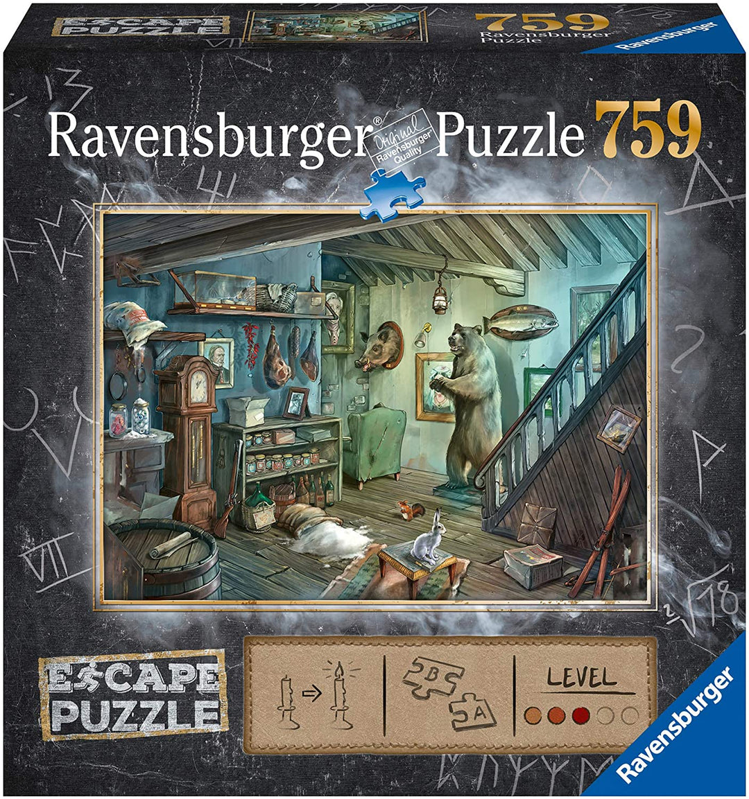 Ravensburger 16435 Escape Puzzle 759 Teile Cave de la Terreur Erwachsener, Farbe