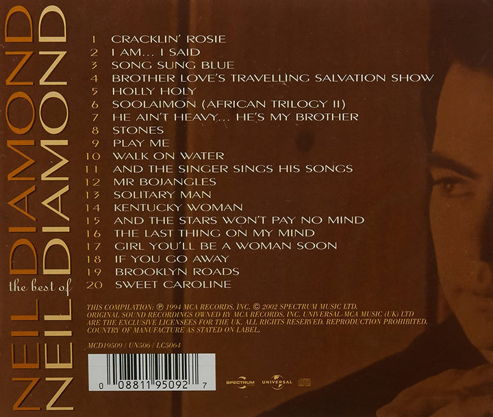 Das Beste von Neil Diamond - Neil Diamond [Audio-CD]