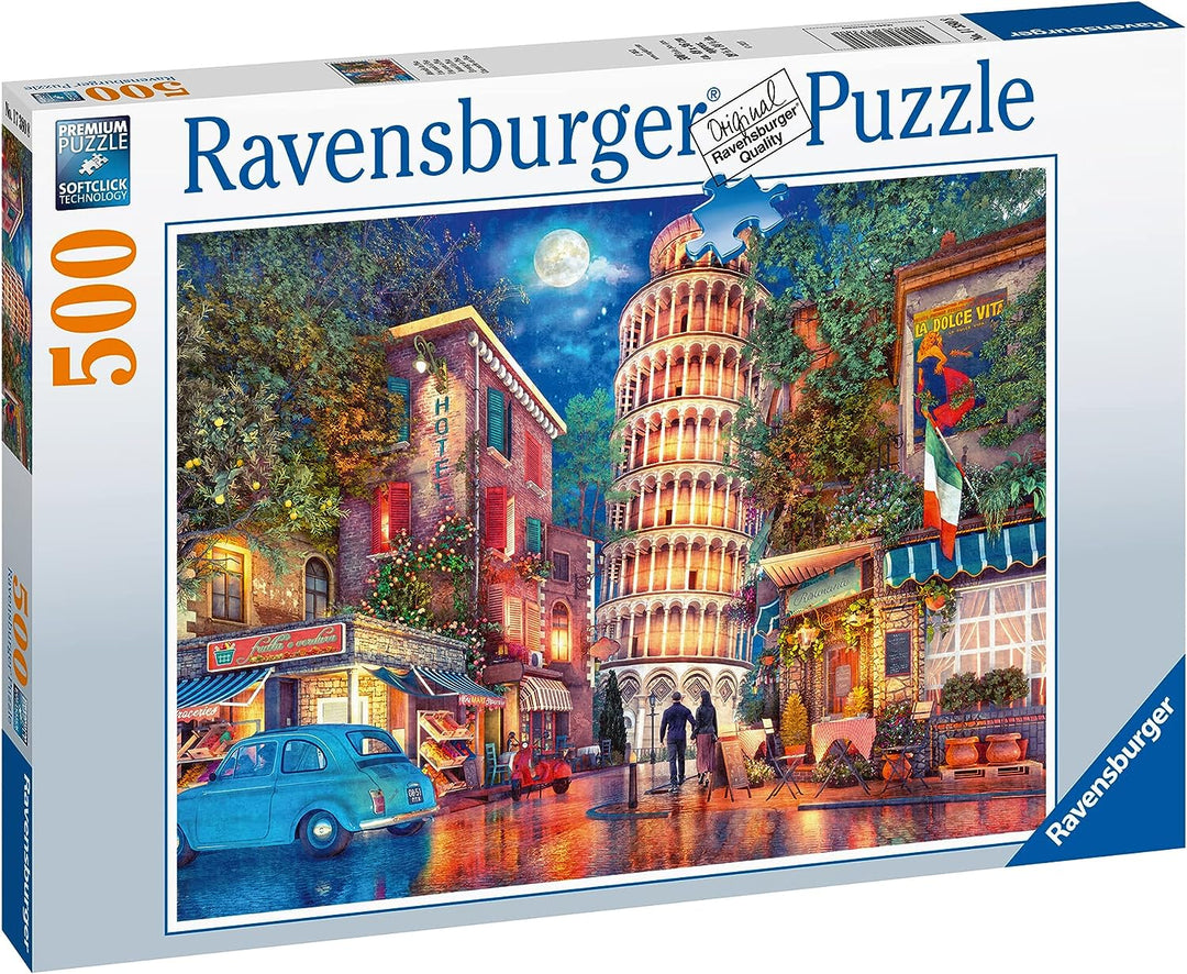 Ravensburger 17380 Abend in Pisa, 500-teiliges Puzzle für Erwachsene und Kinder A