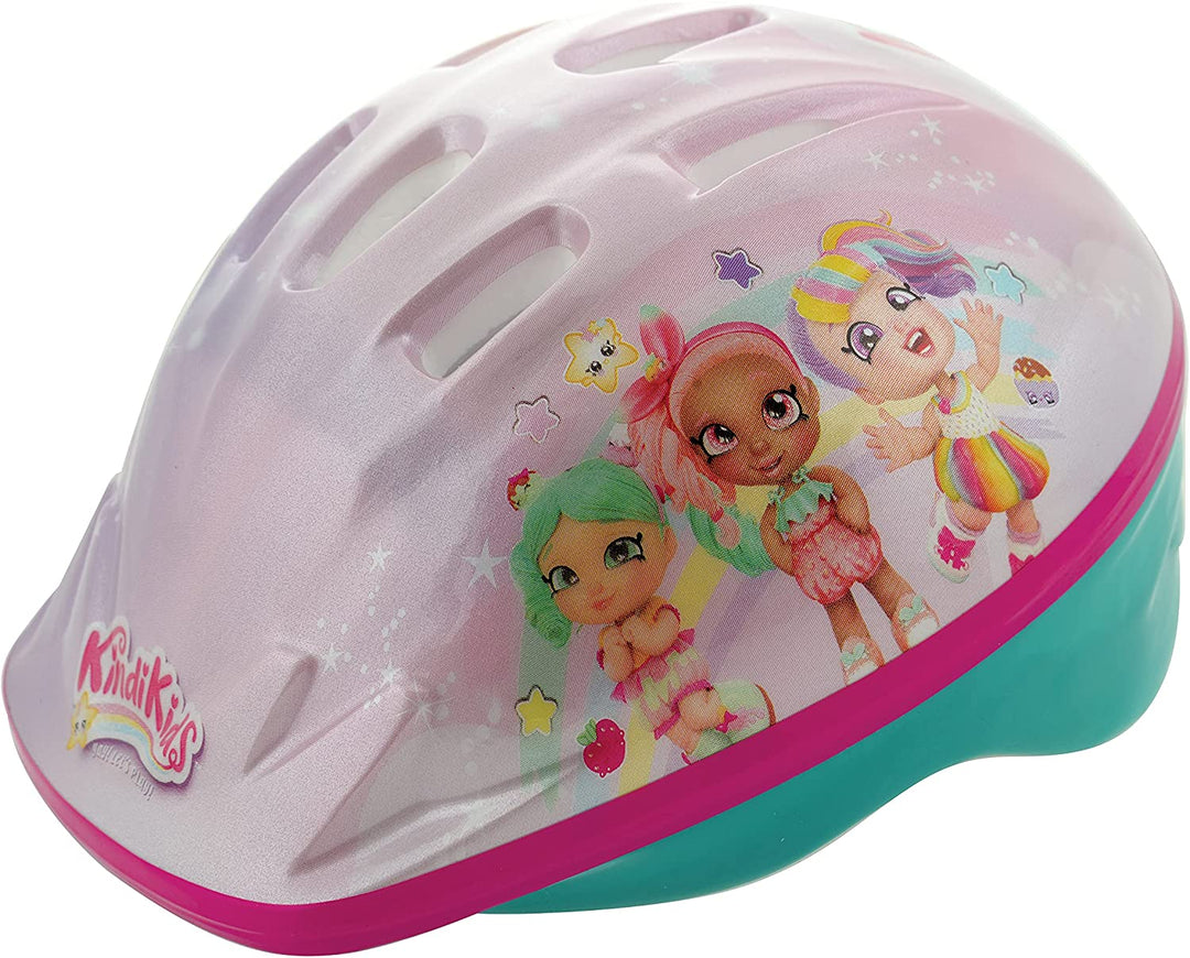 MV Sports Kindi Kinder-Schutzhelm für Mädchen, mehrfarbig, 46–54 cm