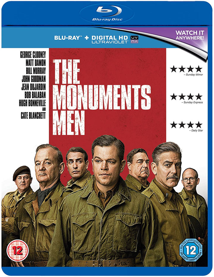 The Monuments Men [2017] – Krieg/Drama [Blu-ray]