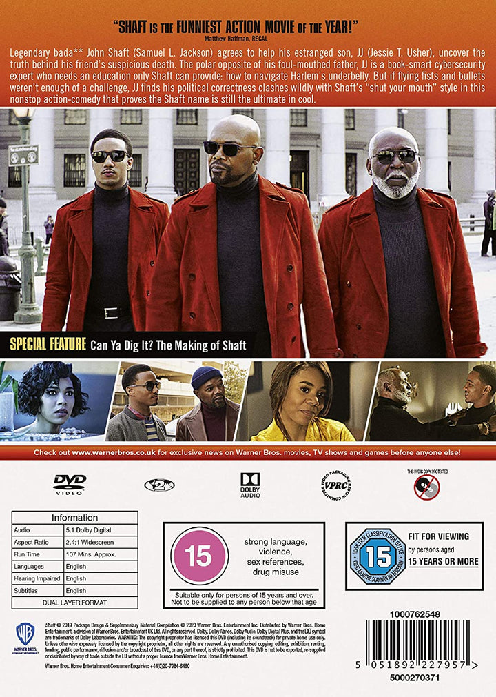 Shaft [2019] – Action/Crime [DVD]