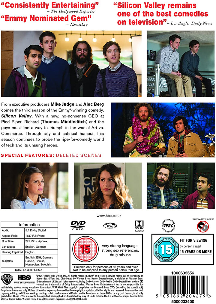 Silicon Valley: Staffel 3 [2016] [DVD]