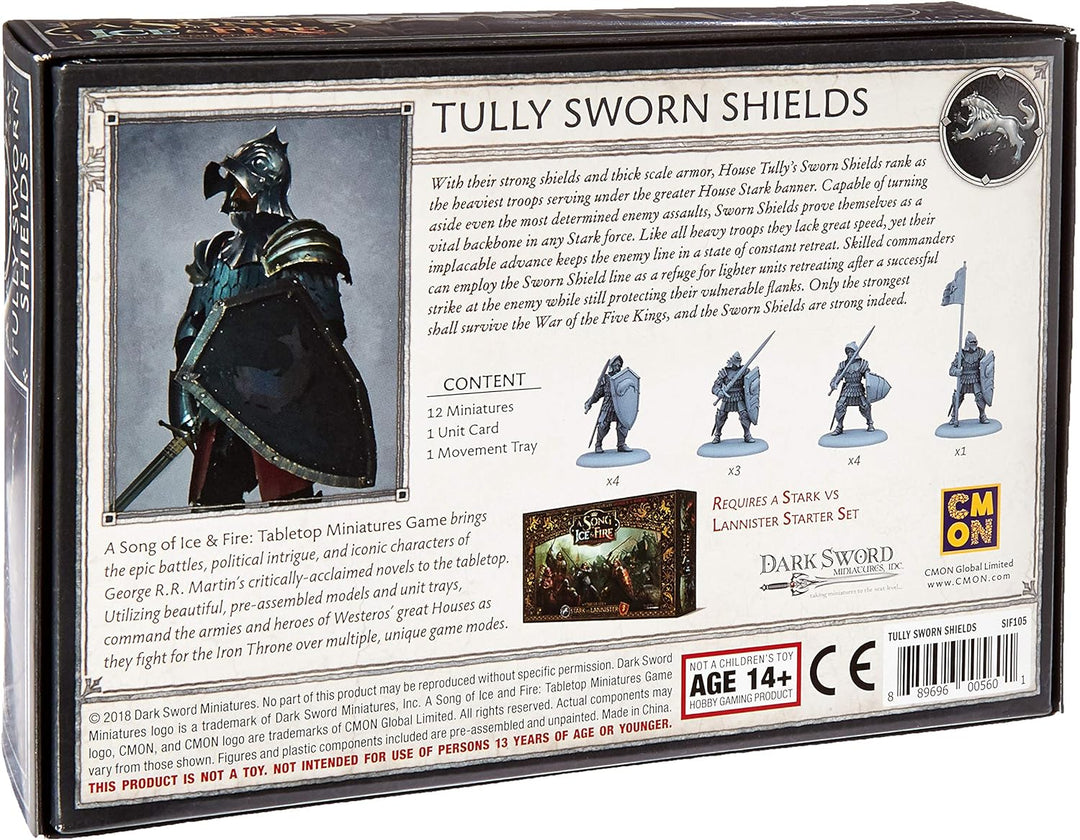 Cooles Mini oder nicht – Das Lied von Eis und Feuer: Tully Sworn Shields – Miniaturspiel