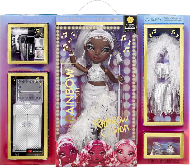 Rainbow High Rainbow Vision Divas - AYESHA STERLING - Silver - Fashion Doll