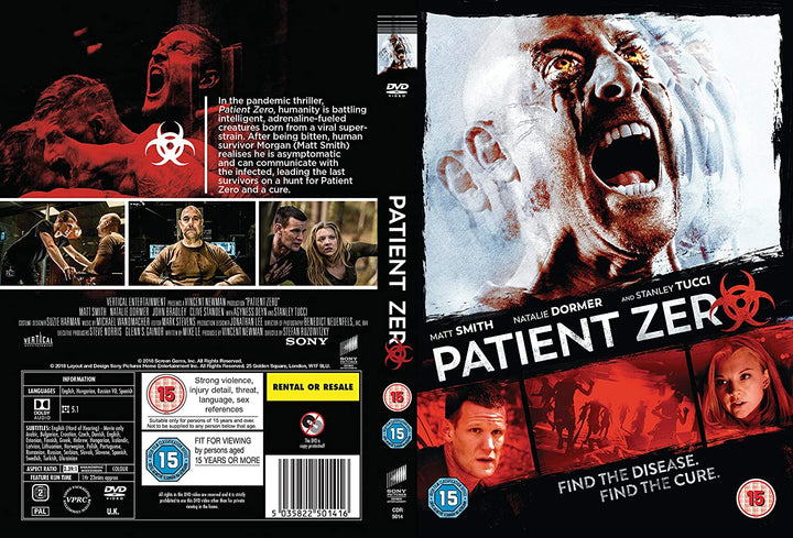 Patient Zero – Horror/Drama [DVD]