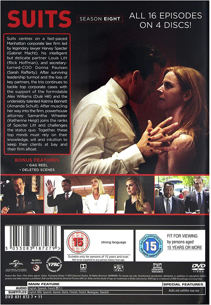 Suits – Staffel 8 – Drama [DVD]