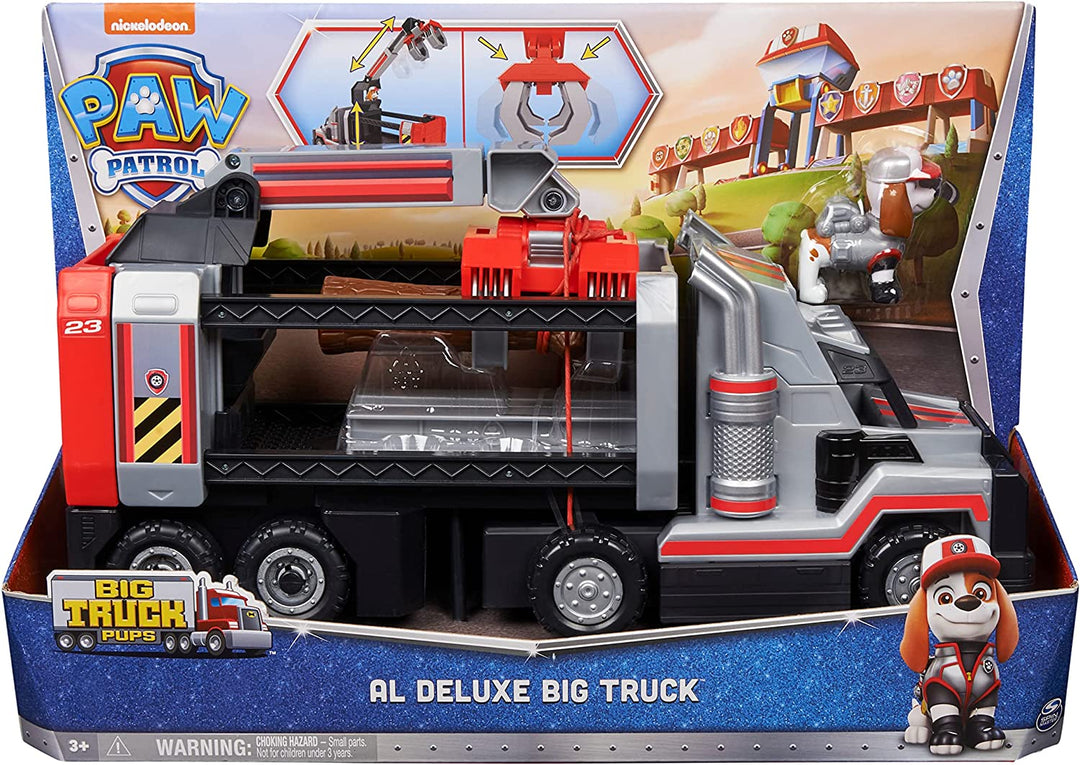 PAW Patrol, Al's Deluxe Big Truck Toy mit beweglicher Steuerkonsole und ausziehbarer Klaue