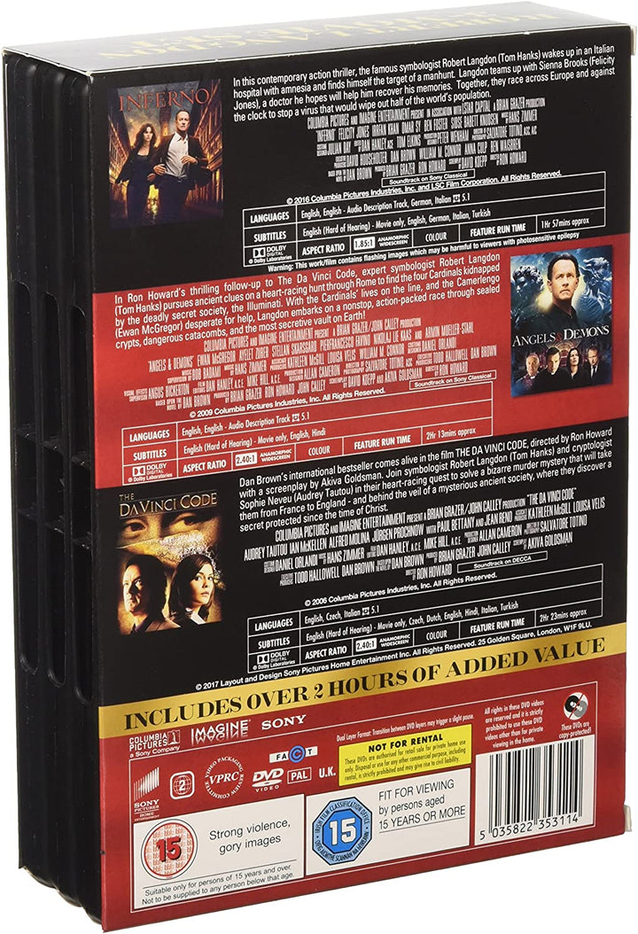 Inferno, Engel und Dämonen und der Da Vinci Code [2016] [DVD]