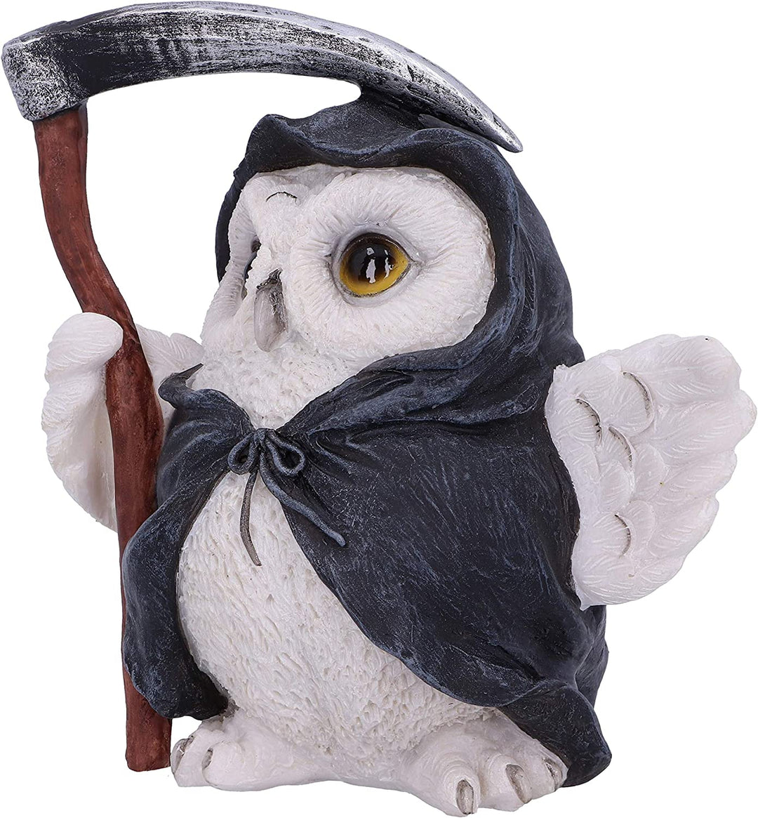 Nemesis Now Flight Grim Reaper Owl Familiar Figur, Weiß, 12,5 cm