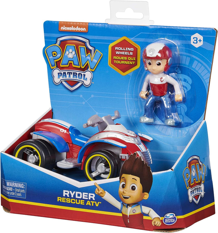 PAW Patrol Ryders Rettungs-ATV-Fahrzeug mit Sammelfigur, für Kinder ab 3 Jahren