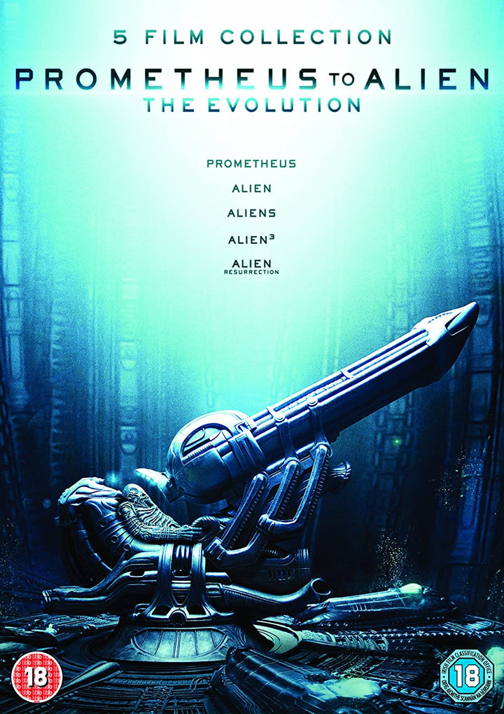 Prometheus to Alien – The Evolution 5-Film Collection [1979] – Science-Fiction/Horror [DVD]