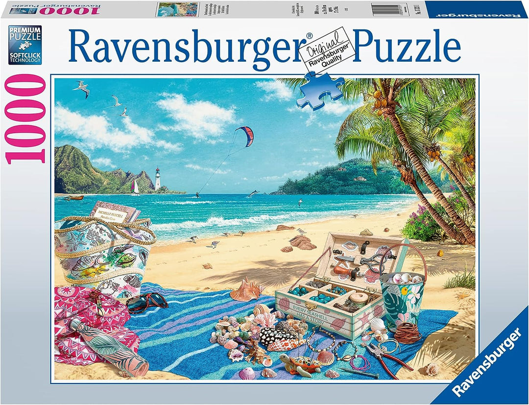 Ravensburger 17321 Strandmuschelsammler 1000-teiliges Puzzle für Erwachsene an