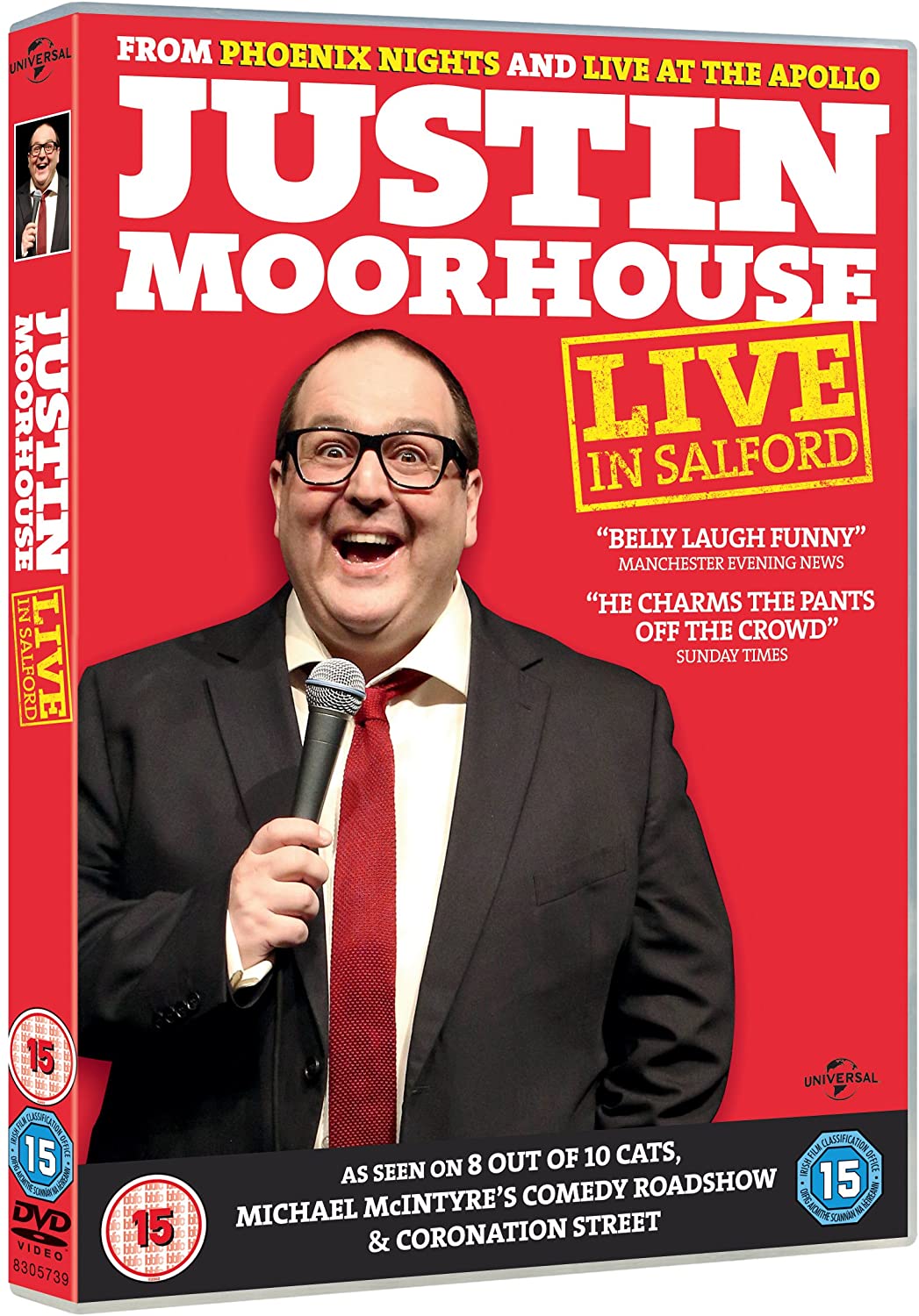 Justin Moorhouse – Live in Salford [2015] – Komödie [DVD]