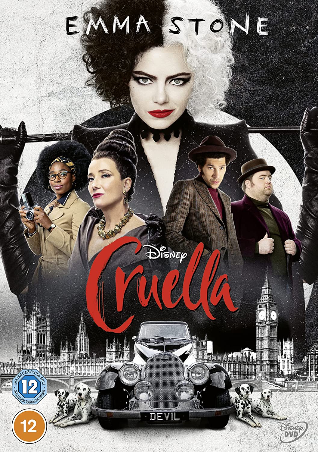 Disneys Cruella DVD [2021] – Komödie/Krimi [DVD]