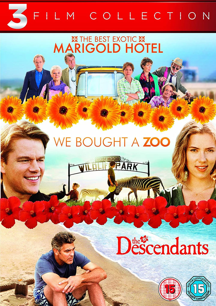 Das beste exotische Marigold-Hotel / Wir haben einen Zoo gekauft / The Descendants Triple Pack [2012]