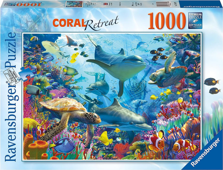 Ravensburger 17550 Coral Retreat 1000-teiliges Puzzle für Erwachsene und Kinder Ag