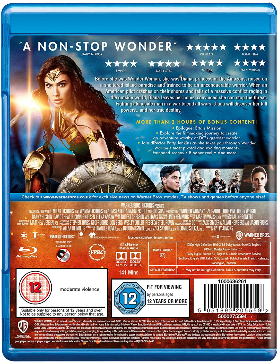 Wonder Woman – Action/Abenteuer [Blu-ray]