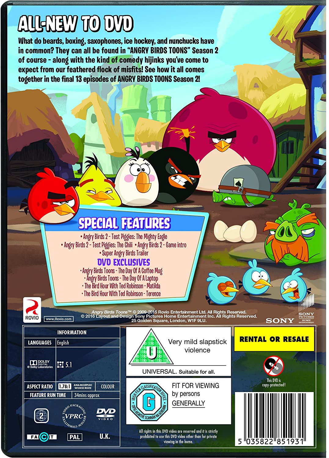 Angry Birds Toons: Seizoen Twee - Deel Twee [DVD]