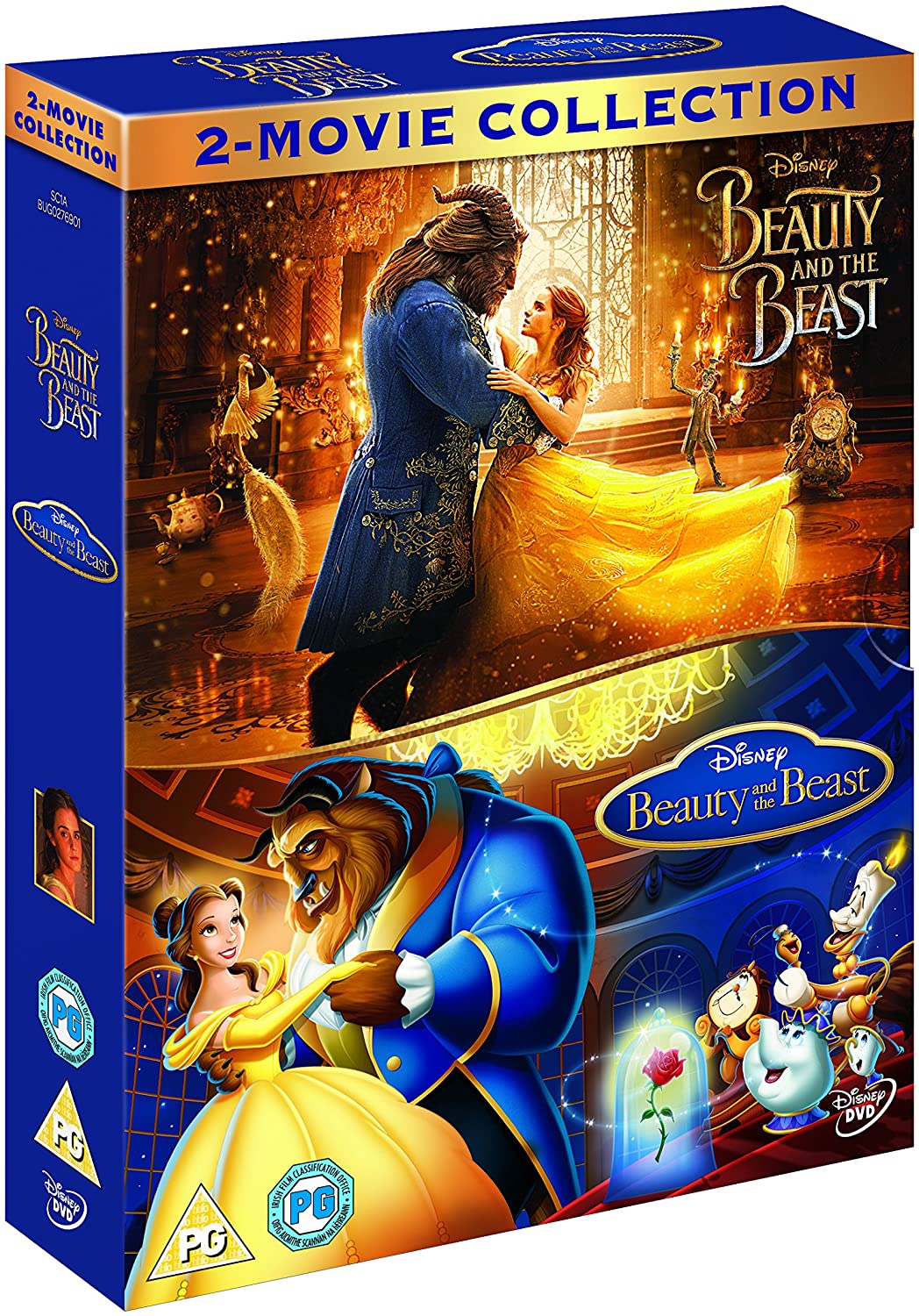 Beauty And The Beast Live Action Animated Doublepack DVD 2017