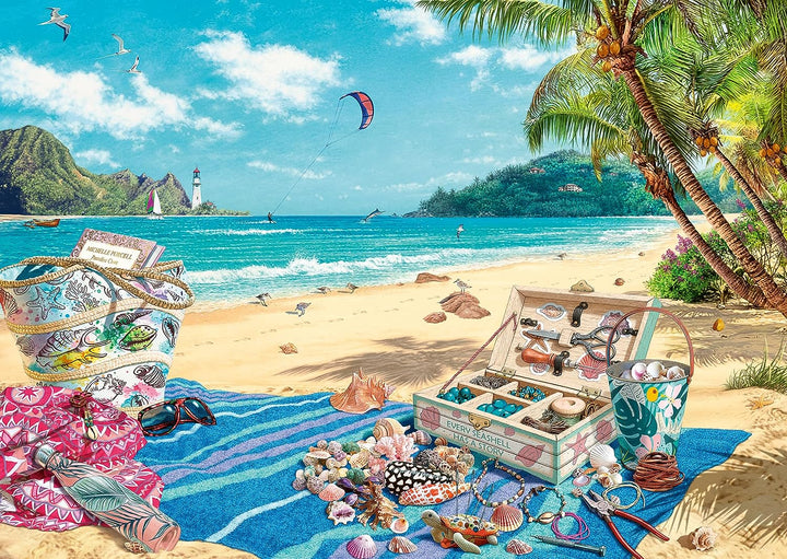 Ravensburger 17321 Strandmuschelsammler 1000-teiliges Puzzle für Erwachsene an