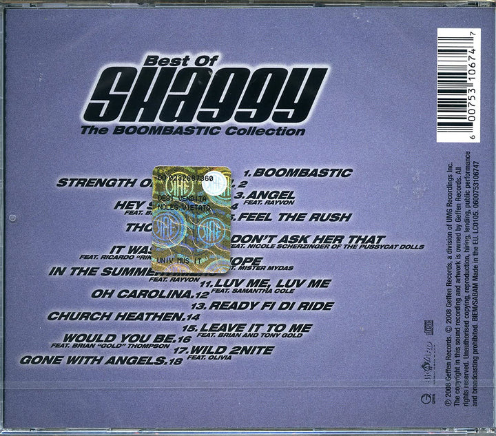 The Boombastic Collection – Best of Shaggy – Shaggy [Audio-CD]