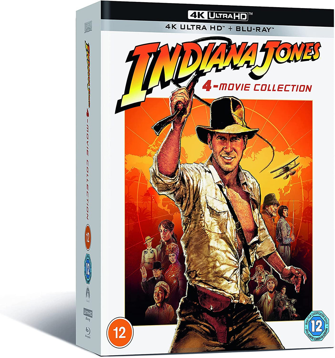 Indiana Jones 4-Movie Collection 4K Ultra HD + Blu-ray – Abenteuer/Action [Blu-ray]