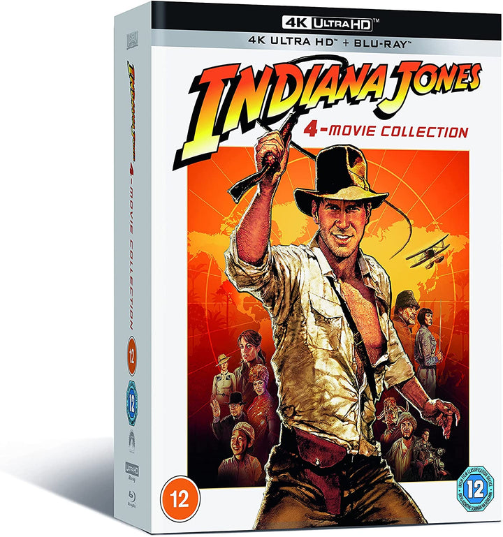 Indiana Jones 4-Movie Collection 4K Ultra HD + Blu-ray - Adventure/Action [Blu-ray]