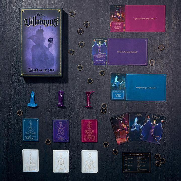 Ravensburger Disney Villainous Wicked to The Core – Strategie-Brettspiel für Kinder