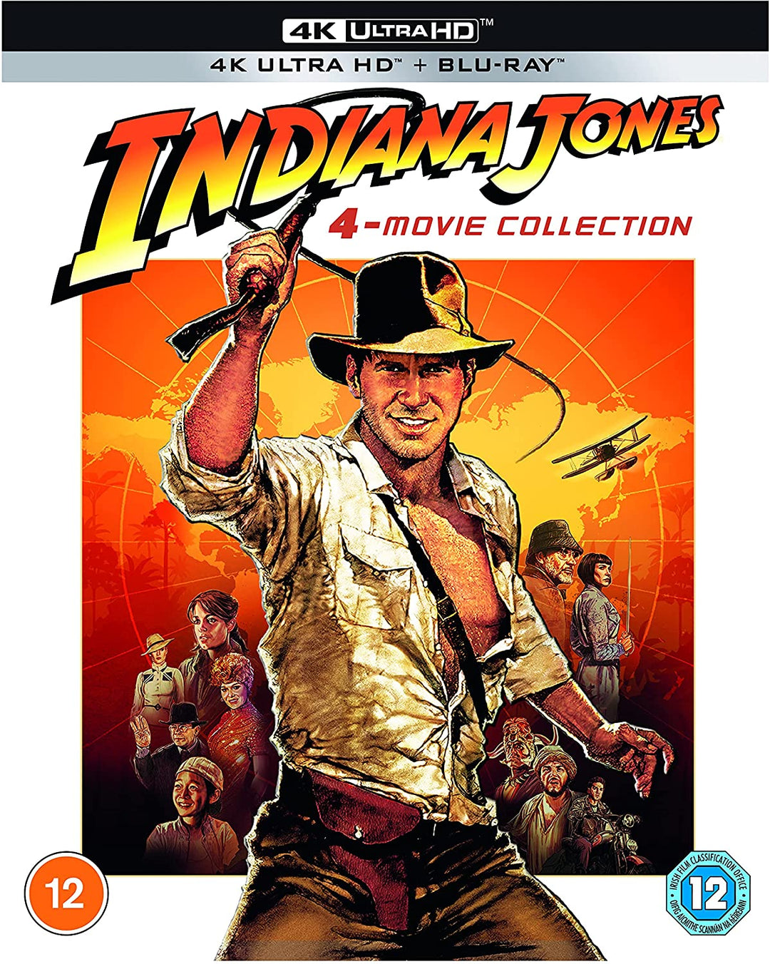 Indiana Jones 4-Movie Collection 4K Ultra HD + Blu-ray – Abenteuer/Action [Blu-ray]