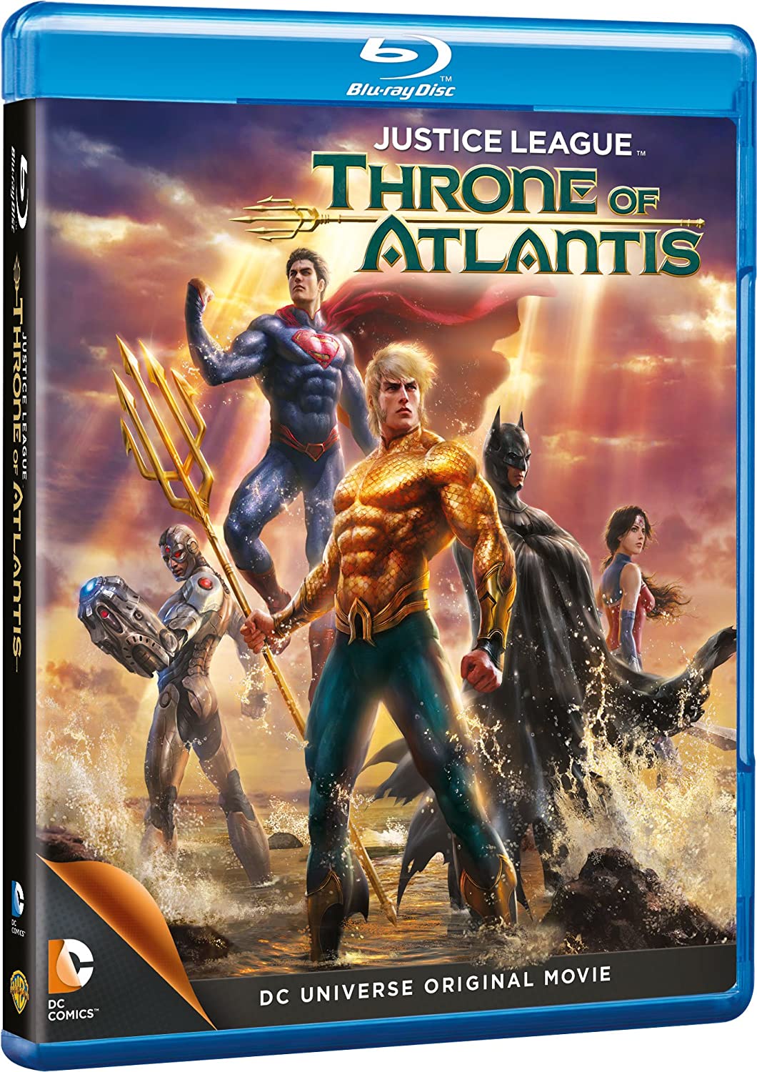 Justice League: Throne of Atlantis [2015] [Region Free] – Superheld/Animation [Blu-ray]