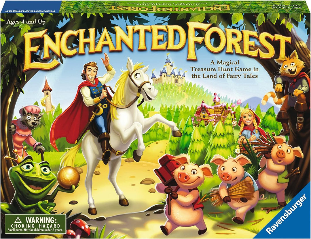 Ravensburger Enchanted Forest, klassisches Familienbrettspiel für Kinder ab 4 Jahren – magische Schatzsuche