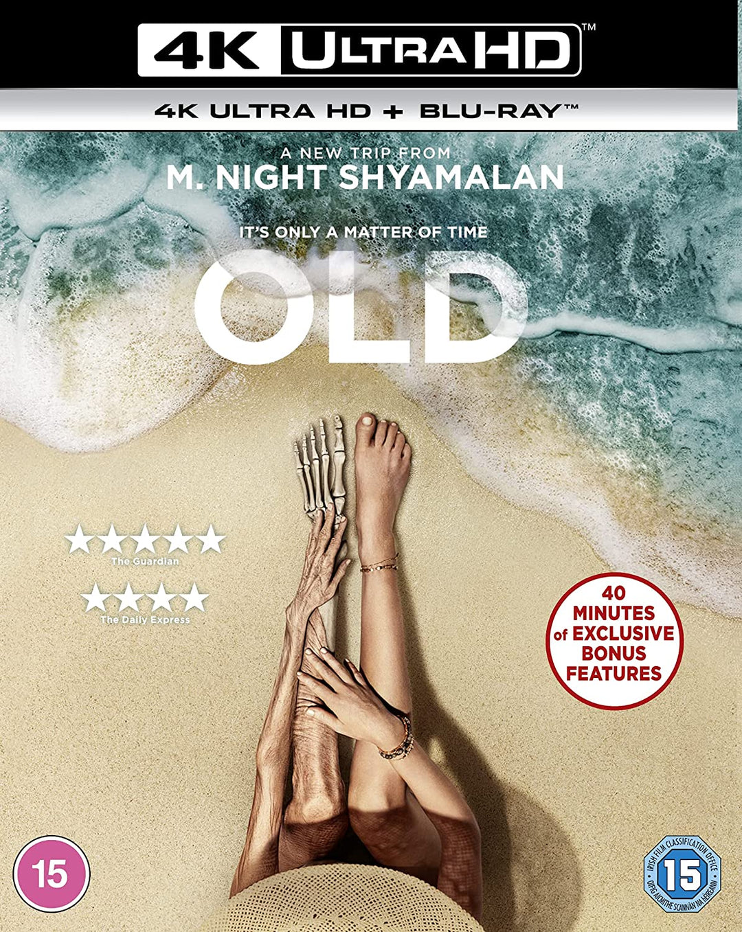 Old [4K Ultra HD] [2021] [Region Free] – Horror [Blu-ray]