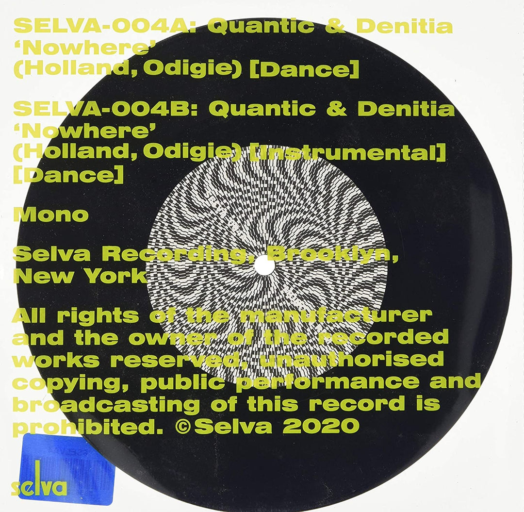 QUANTIC &amp; DENITIA – NOWHERE VINYL]