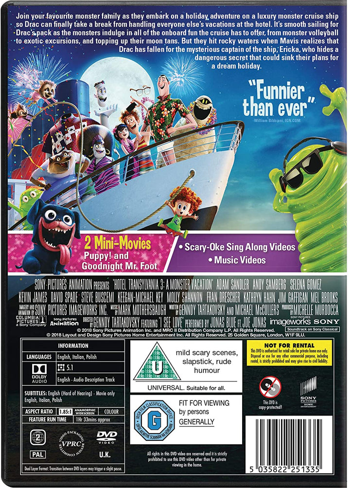 Hotel Transylvania 3 – Familie/Komödie [DVD]