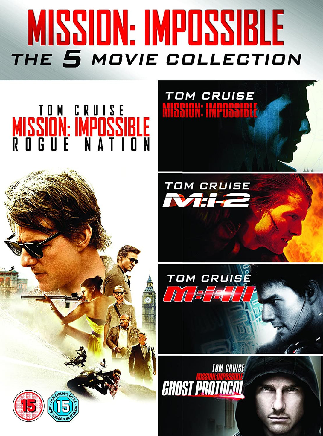 Mission Impossible 1-5 – Action/Thriller [DVD]