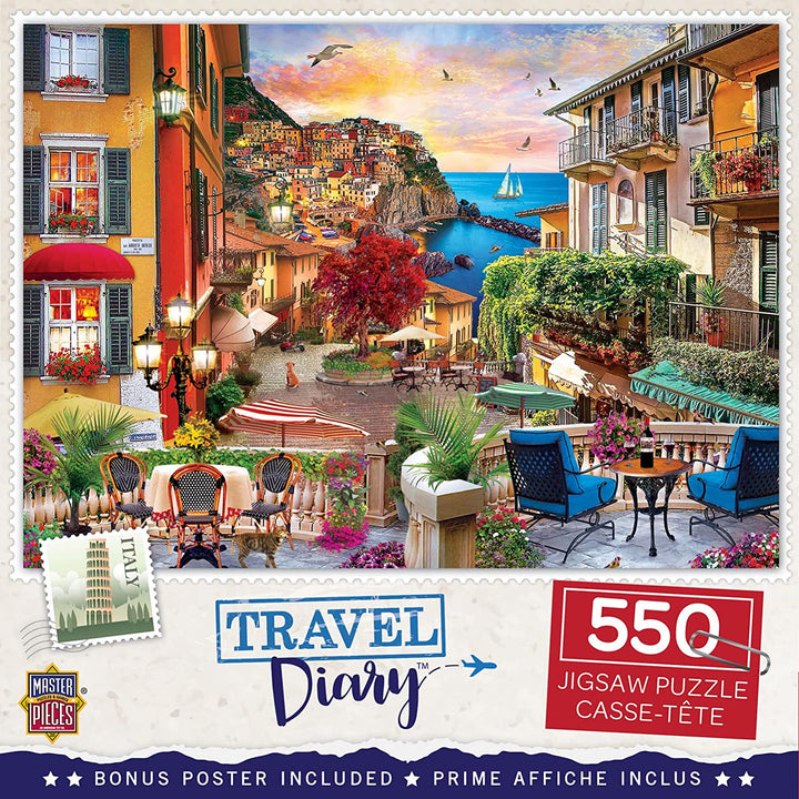 MasterPieces Travel Diary 550 Puzzles Collection - London 550 Piece Jigsaw Puzzl