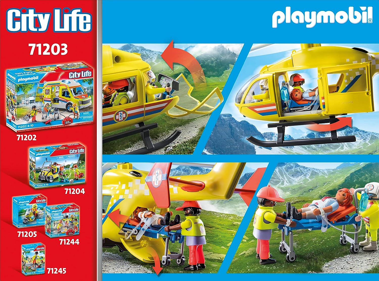 Playmobil city life helicopter online