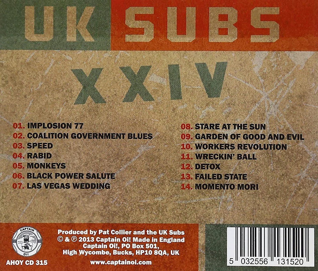 UK Subs - XXIV [Audio CD]