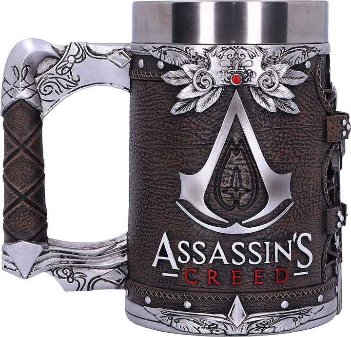 Offiziell lizenzierter Assassins Creed Brotherhood Brown Hidden Blade Game Humpen, Harz, 15,5 cm