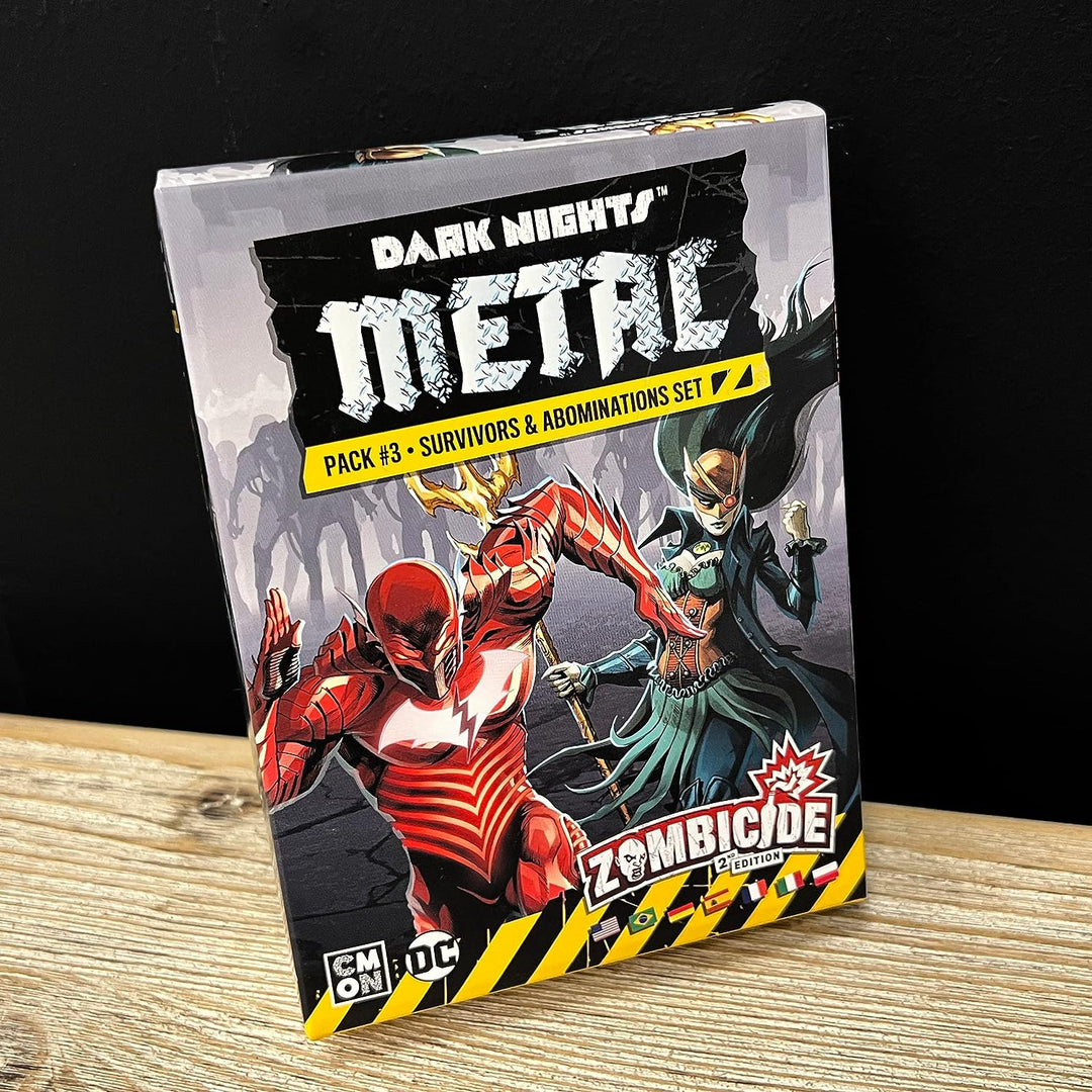 CMON Zombicide Dark Nights Metal Pack #3 | Set Justice League Miniaturen Comp