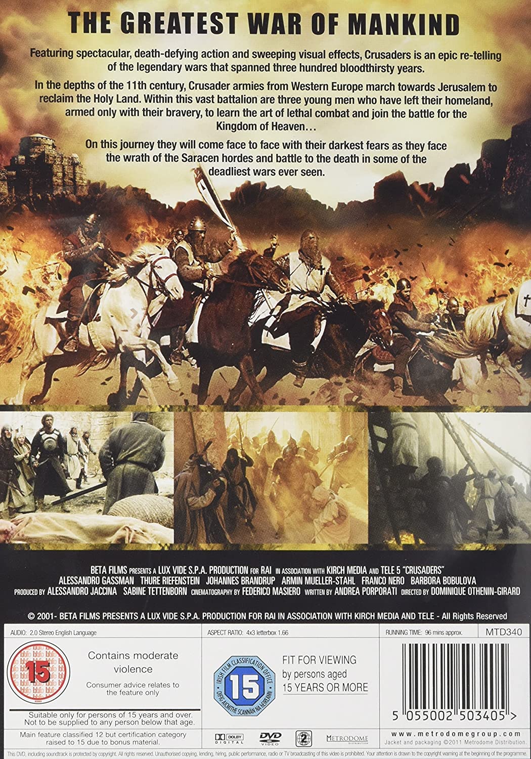 Crusaders – Der Fall Jerusalems – Drama/Dokudrama [DVD]