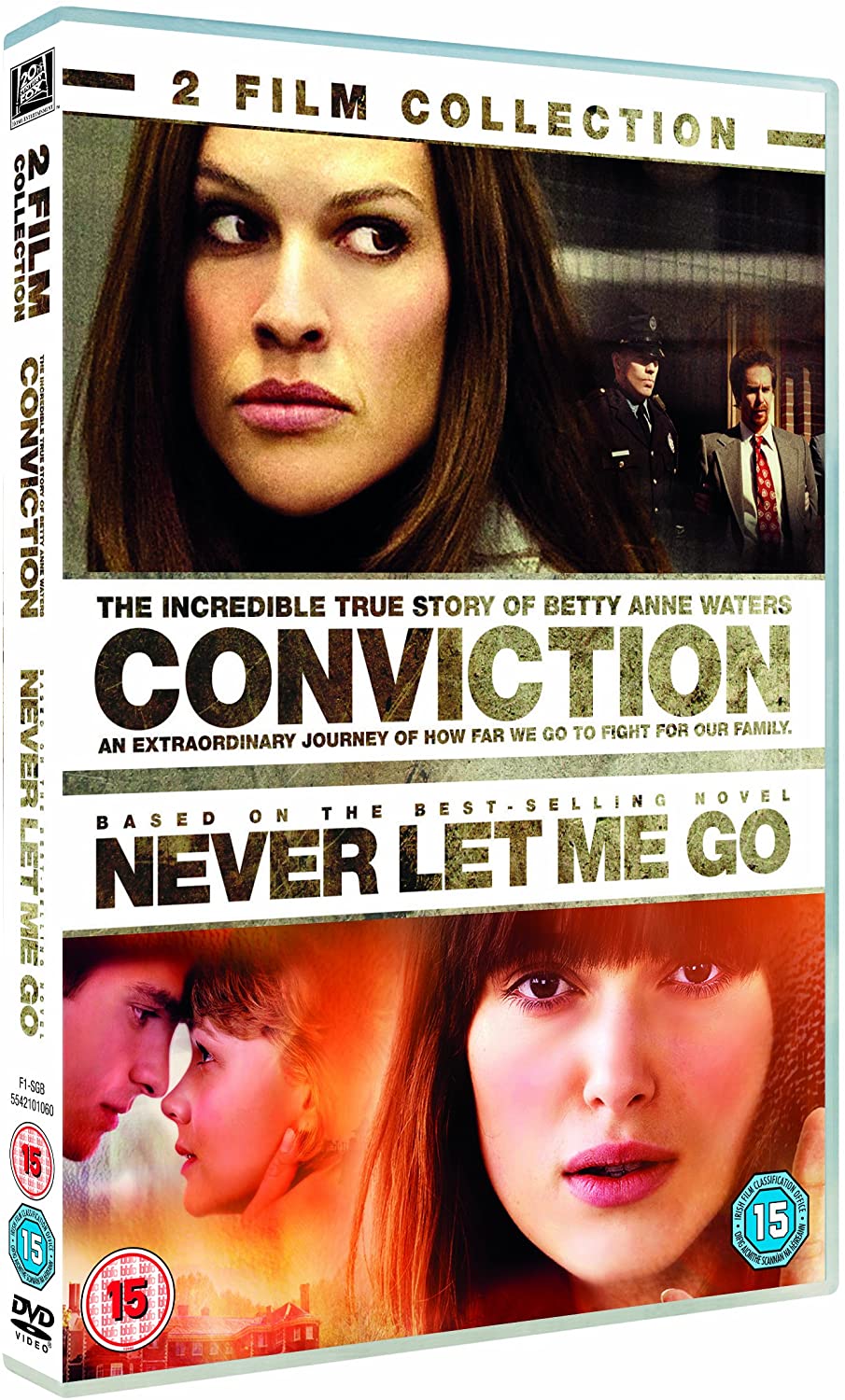 Conviction / Never Let Me Go Doppelpack [2010] – Drama/Krimi [DVD]