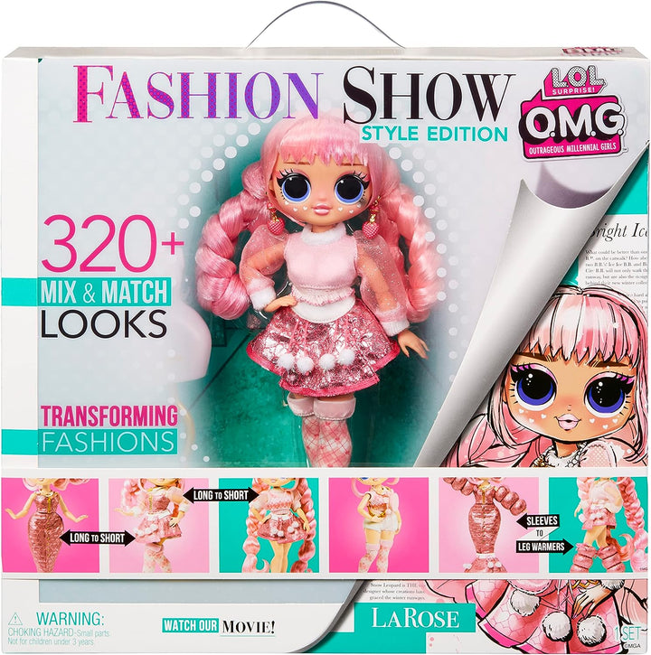 LOL Surprise OMG Fashion Show Style Edition Dolls - LAROSE - 10"/25cm Doll with 320+ Fashion Looks