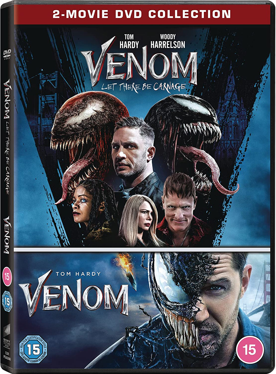 Venom 1&amp;2: (2018) &amp; Let There Be Carnage [2021] [DVD]