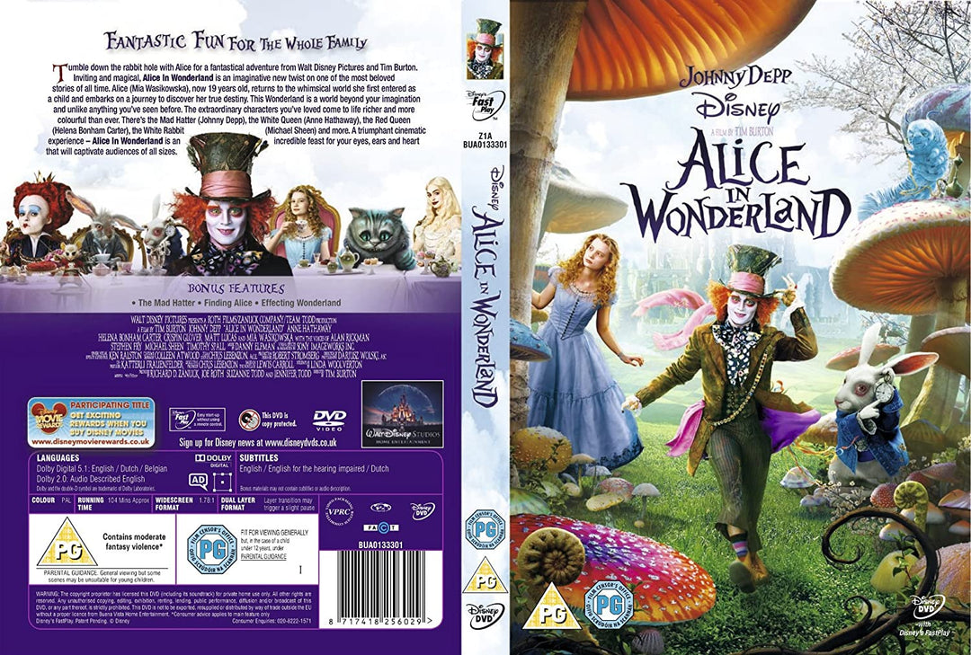 Alice im Wunderland - Science-Fiction [DVD]