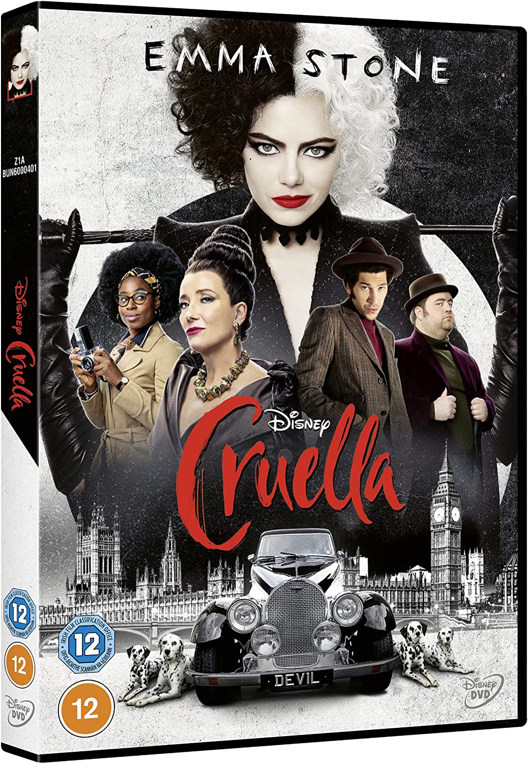 Disneys Cruella DVD [2021] – Komödie/Krimi [DVD]