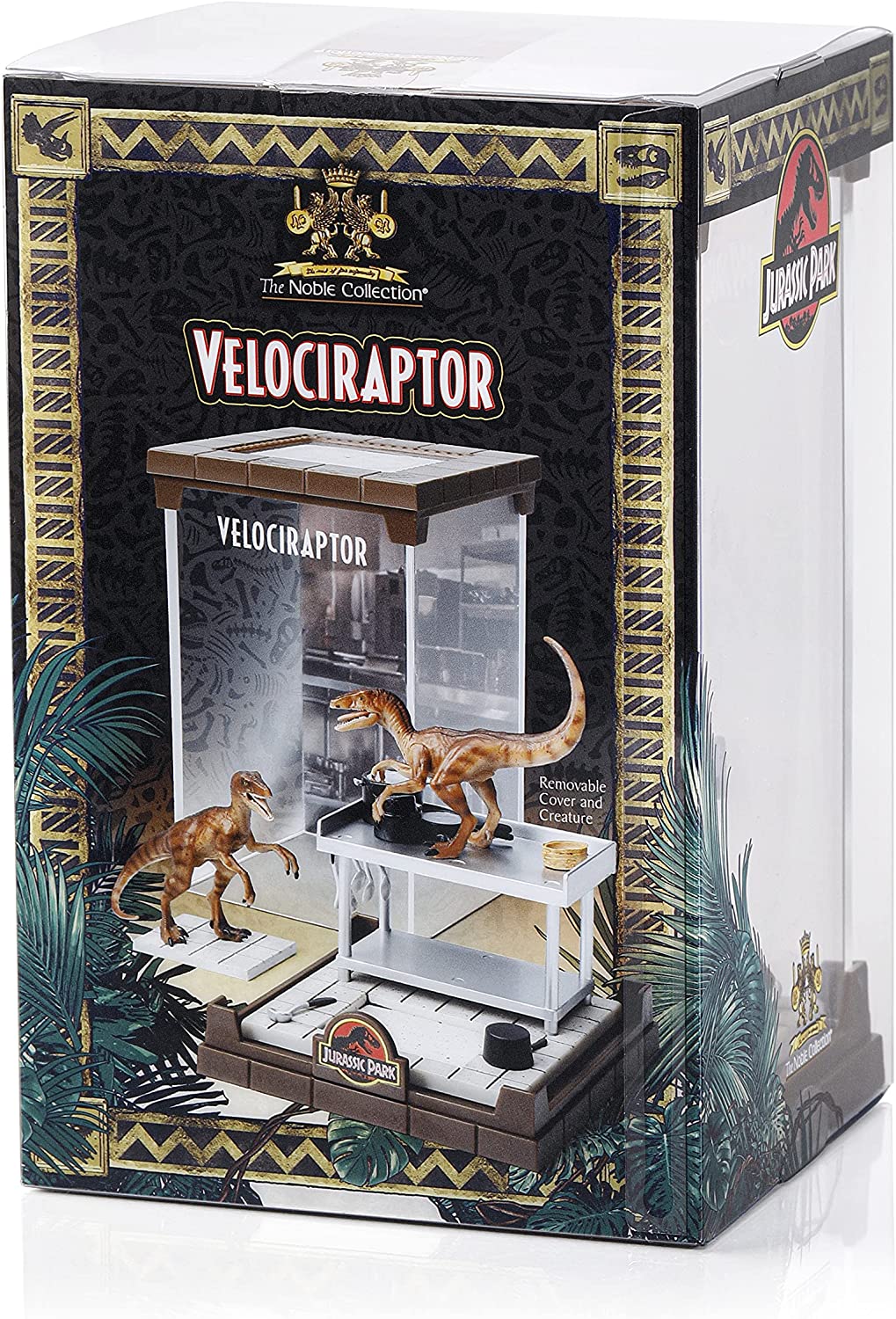 Das Velociraptor-Diorama der Noble Collection