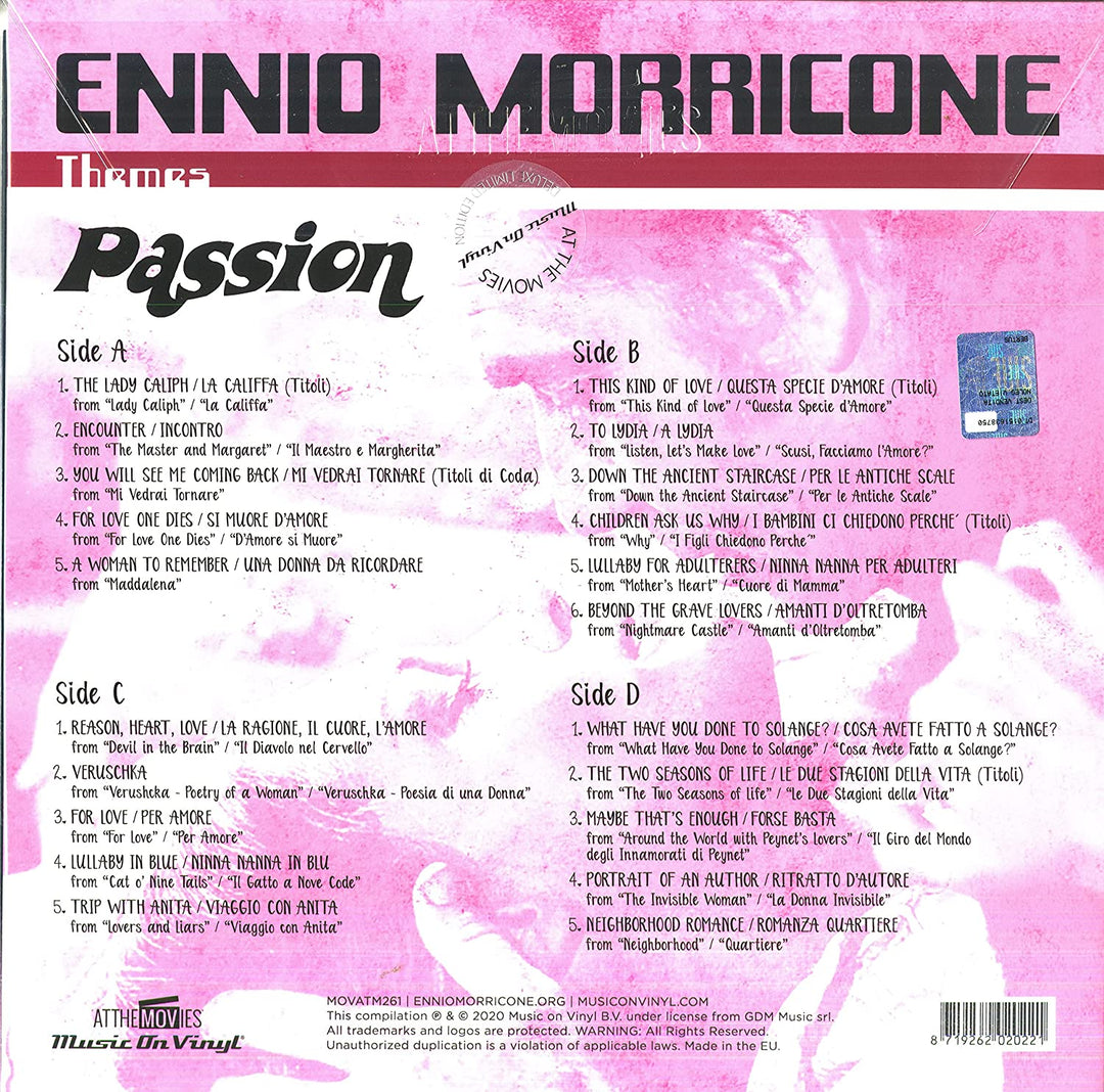 Ennio Morricone – Passion =Themes= [Vinyl]